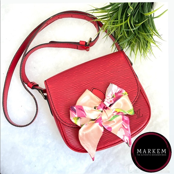 ✅AUTHENTIC✅LOUIS VUITTON RED EPI SAINT BAG